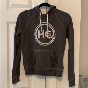 Hollister Grey Logo Hoodie